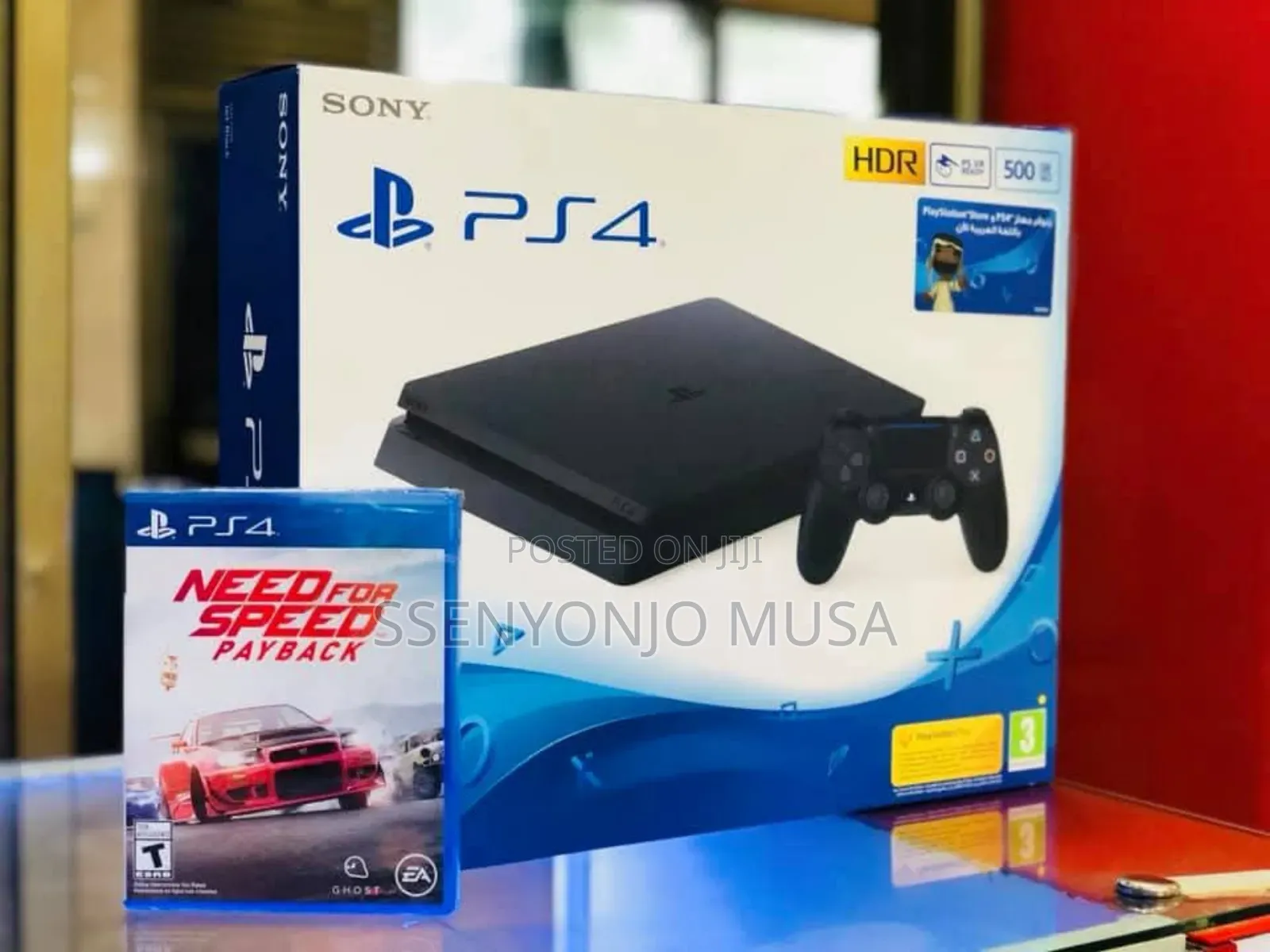 Playstation 4 Slim 500gb Console - Black