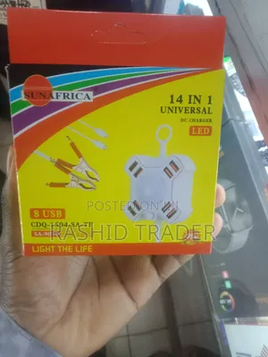 14 in 1 Universal Dc Charger With 8 Usb