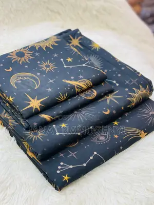 Black White Star Design Bedsheets