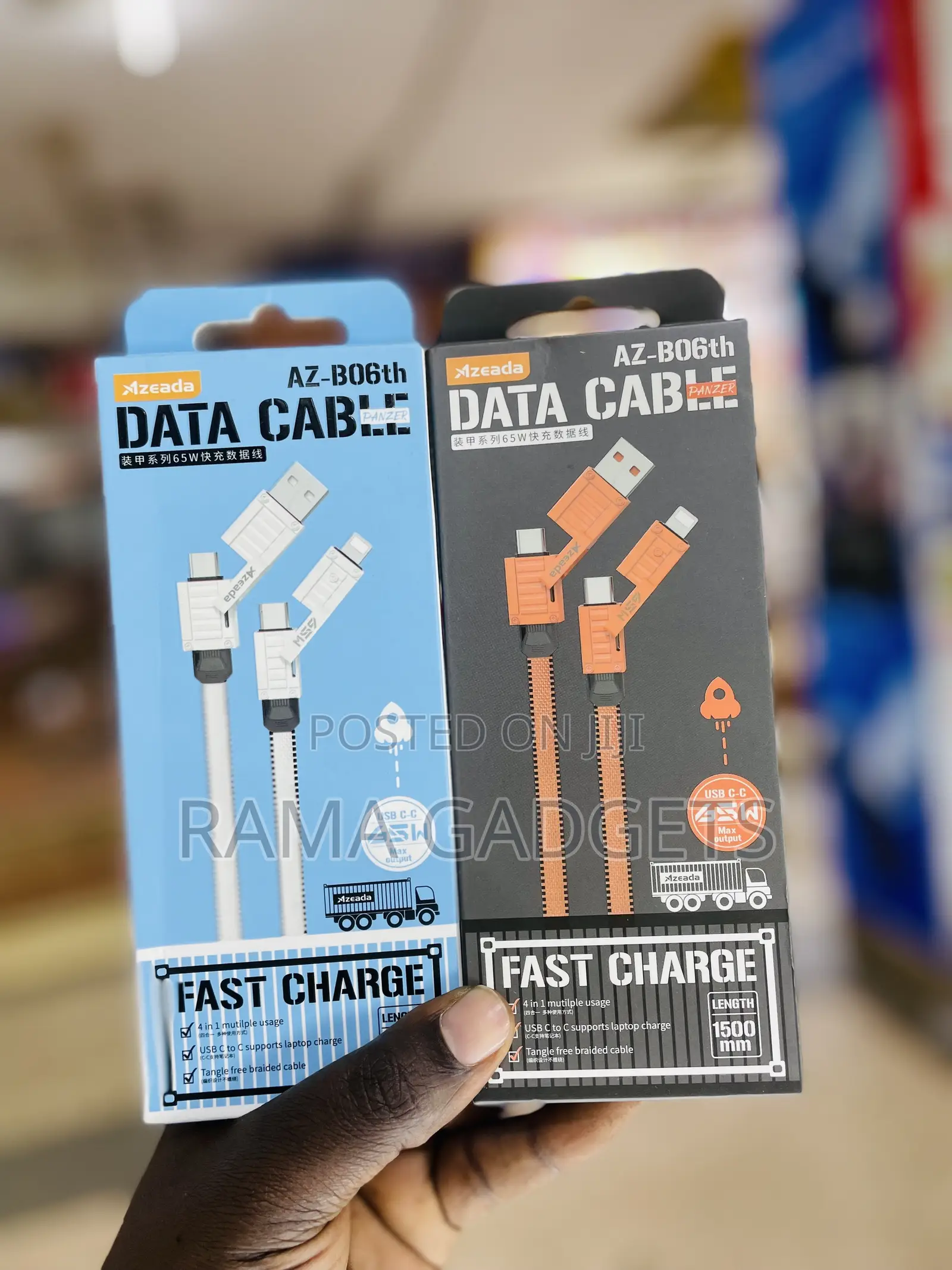4in1 65w Fast Charge Data Cable Az-B06th