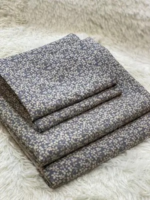 Grey Bedsheets With Little Floral Design