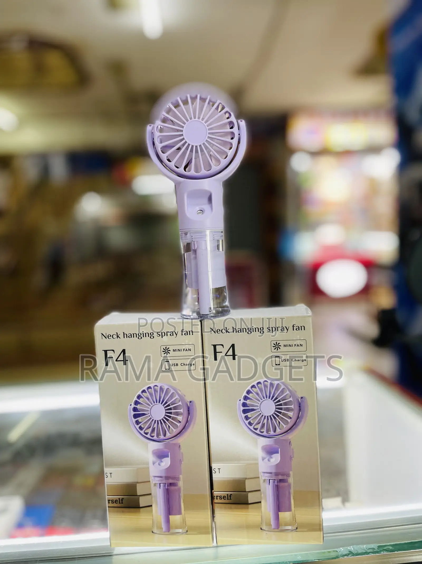 Rapid Cooling Misting Fan Rechargeable