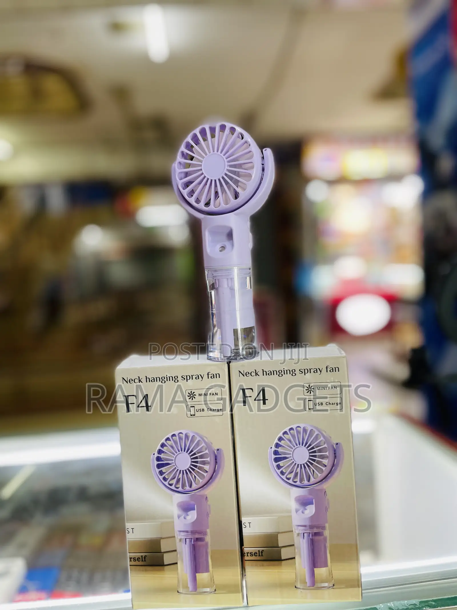 Rapid Cooling Misting Fan Rechargeable