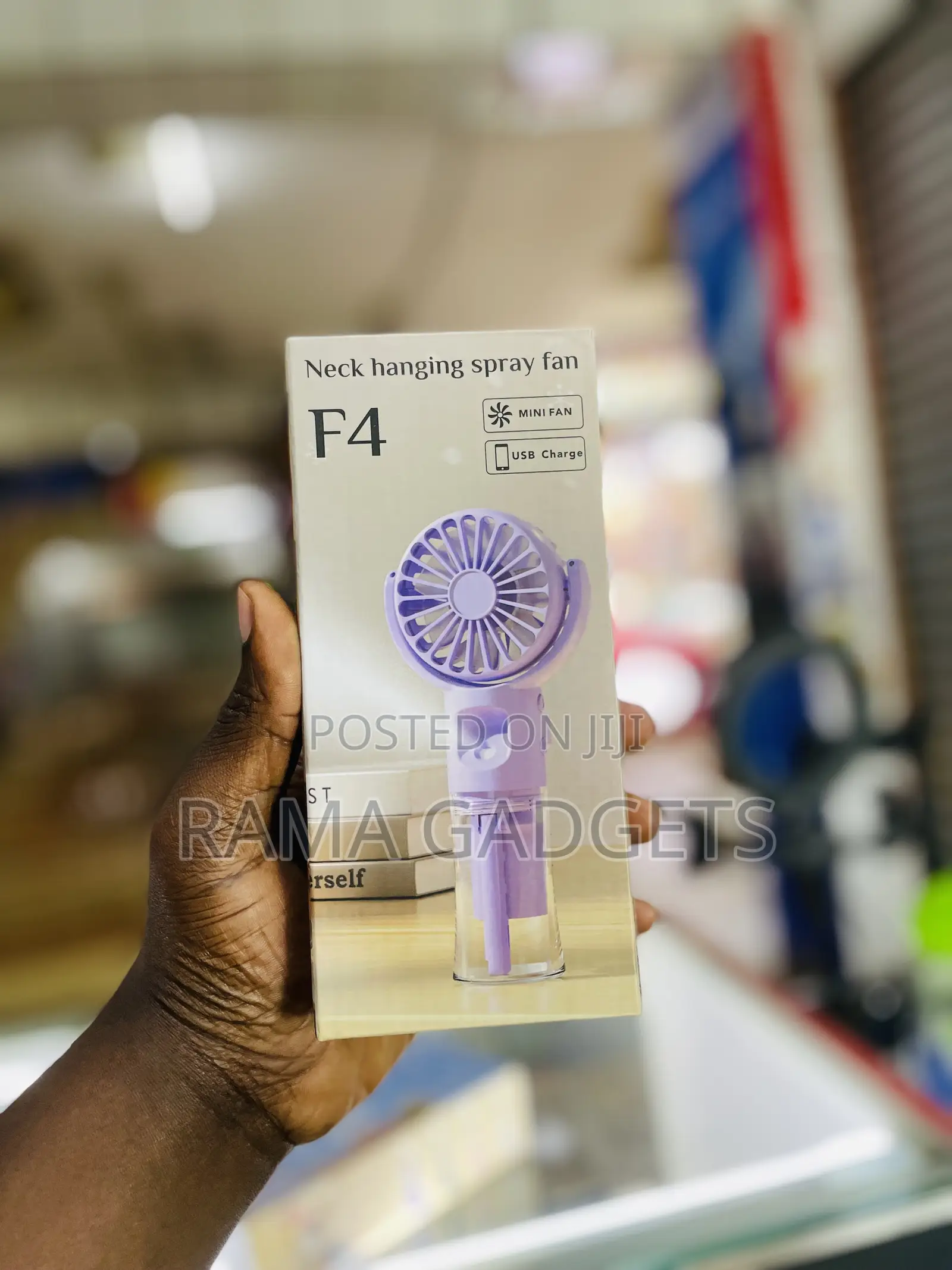 Rapid Cooling Misting Fan Rechargeable