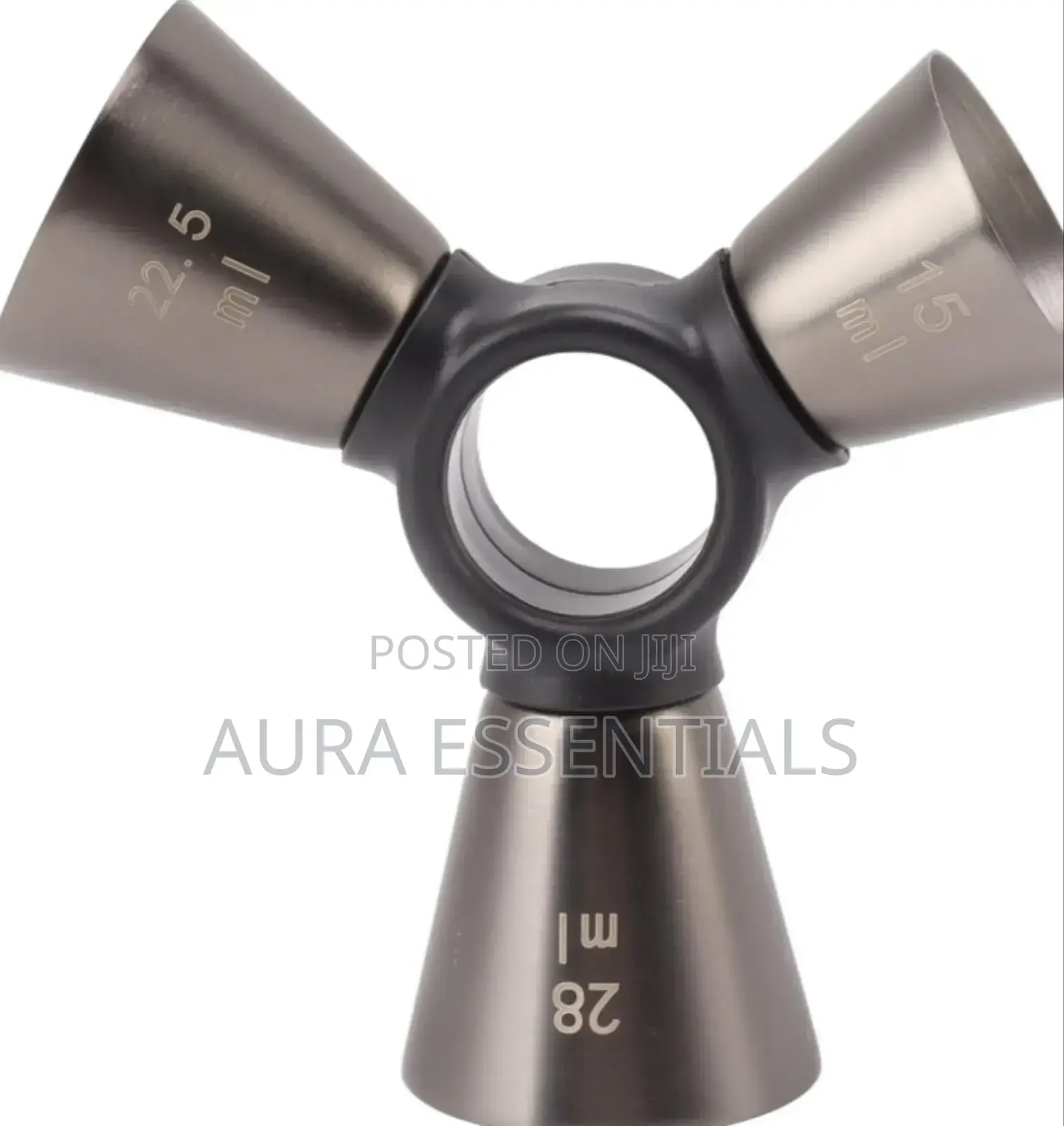 Stainless Steel 3-End Bar Measuring Cup