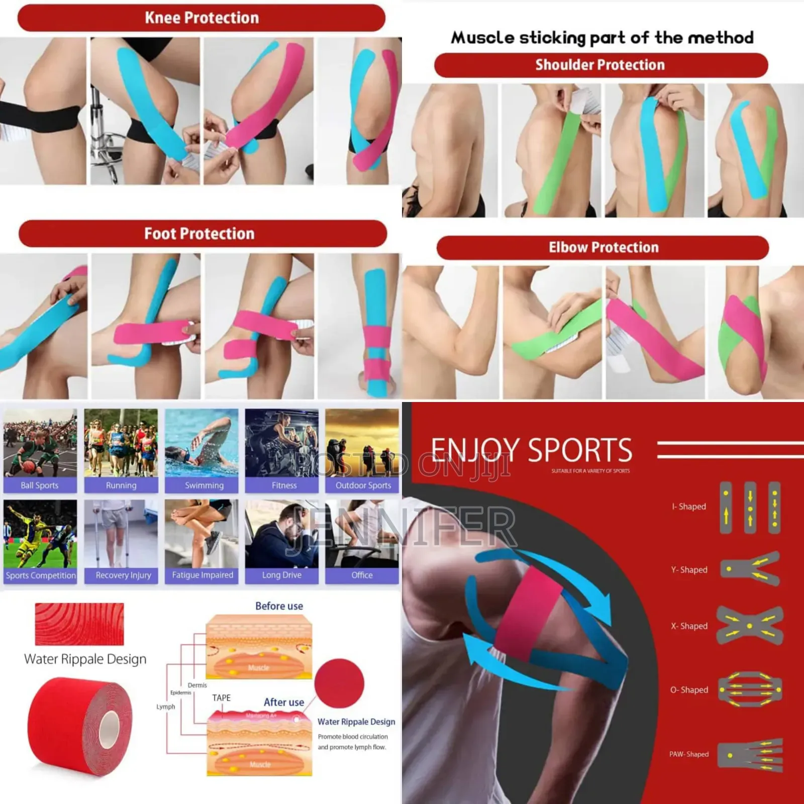Medical Exercise Muscles Healing Tape