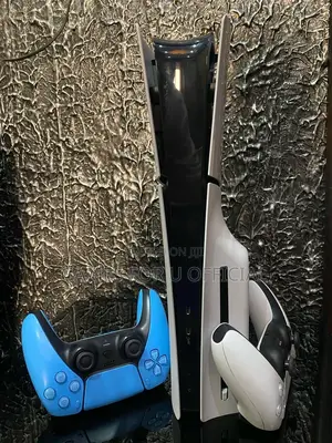 Ps5 Slim Disc Version Blue Pad White Pad