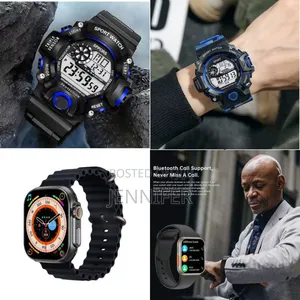 G-Shock Waterproof Chrgonomic Alarm Watch