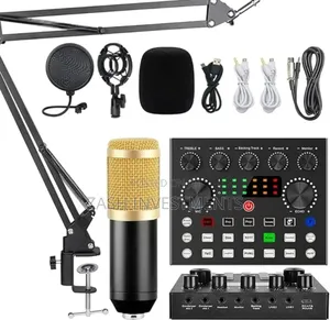 Photo - Sound Card Kit Condenser Microphone Set