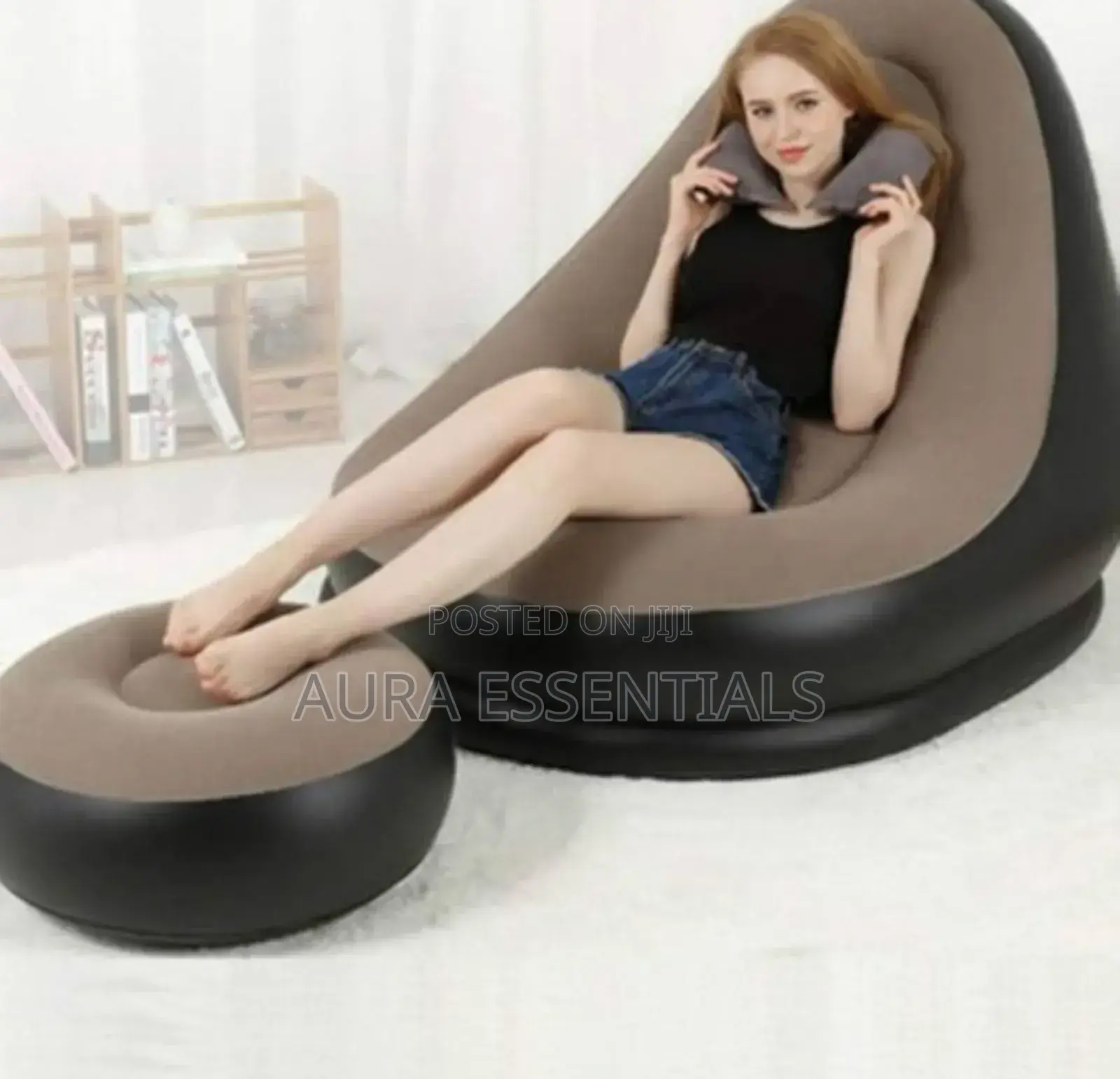 Ultra Comfort 2in1 Inflatable Chair Sofa