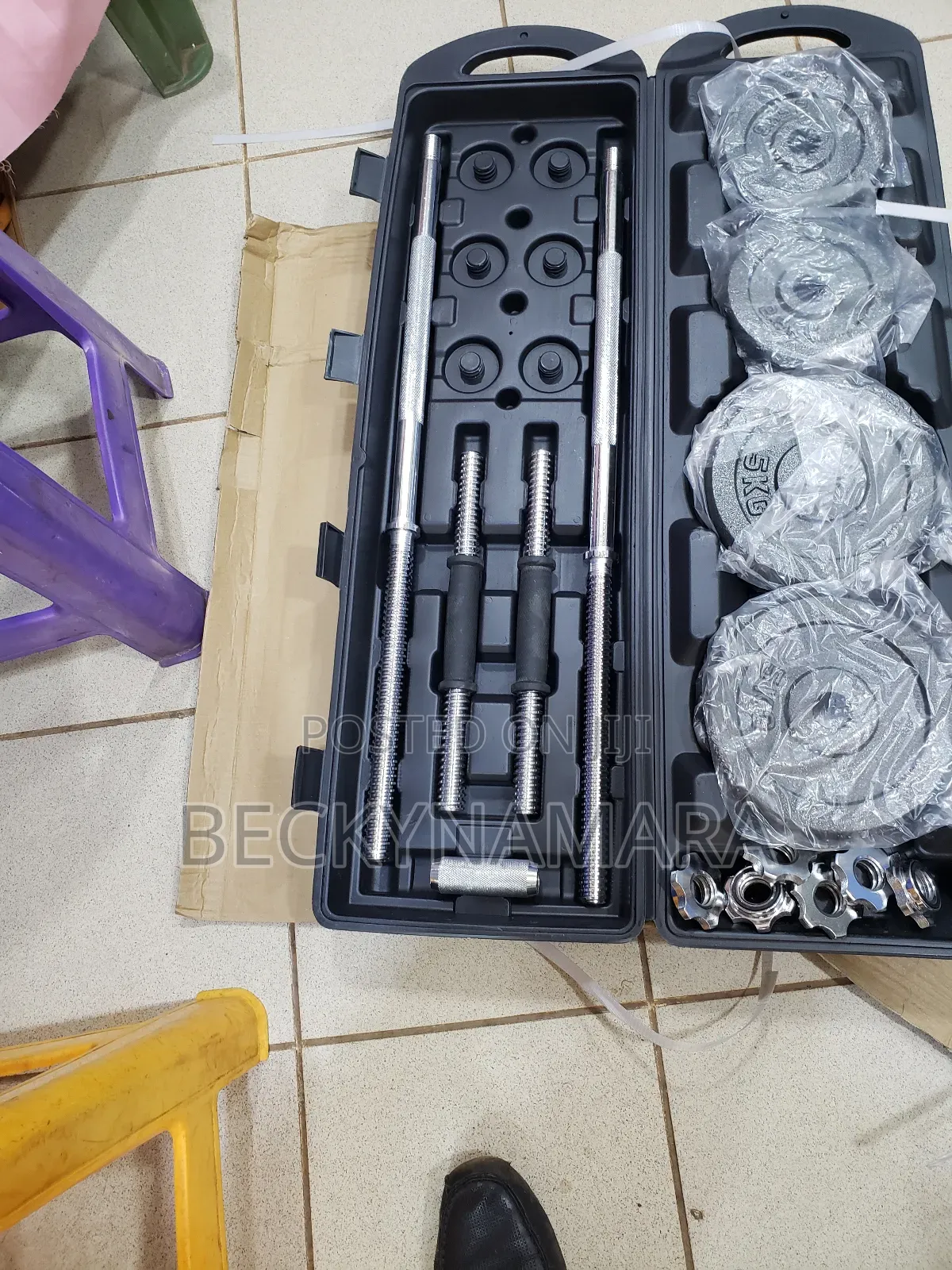 50kg Boxed Dumbells