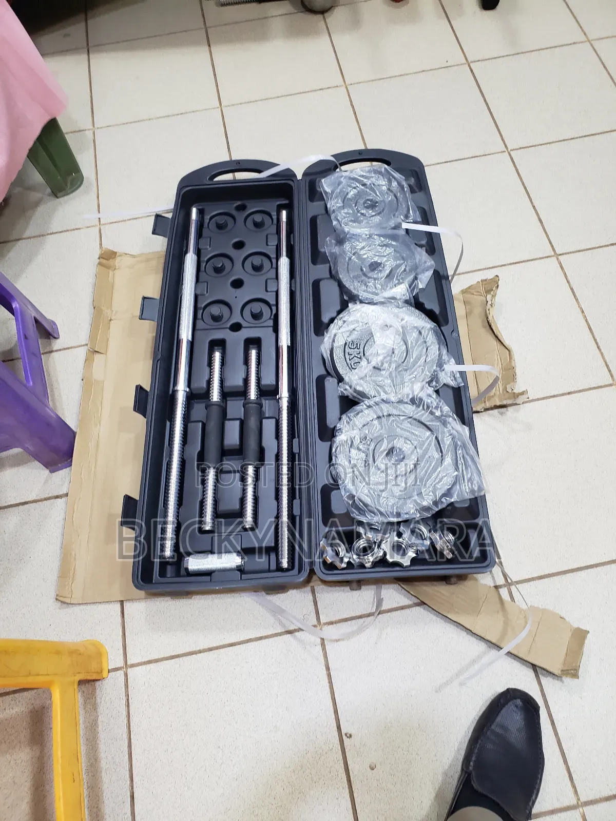 50kg Boxed Dumbells