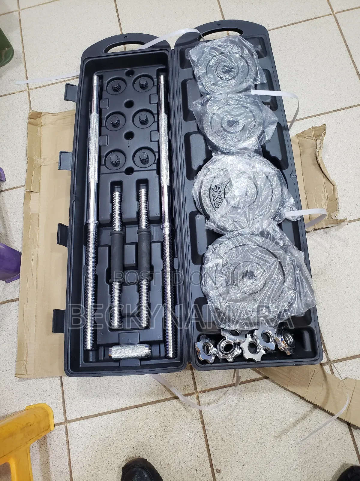 50kg Boxed Dumbells