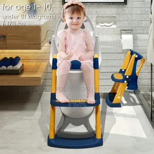 Potty Training Toilet Seat With An Anti-slip Step Ladder
