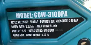 High Pressure Washer GCW-3100pa