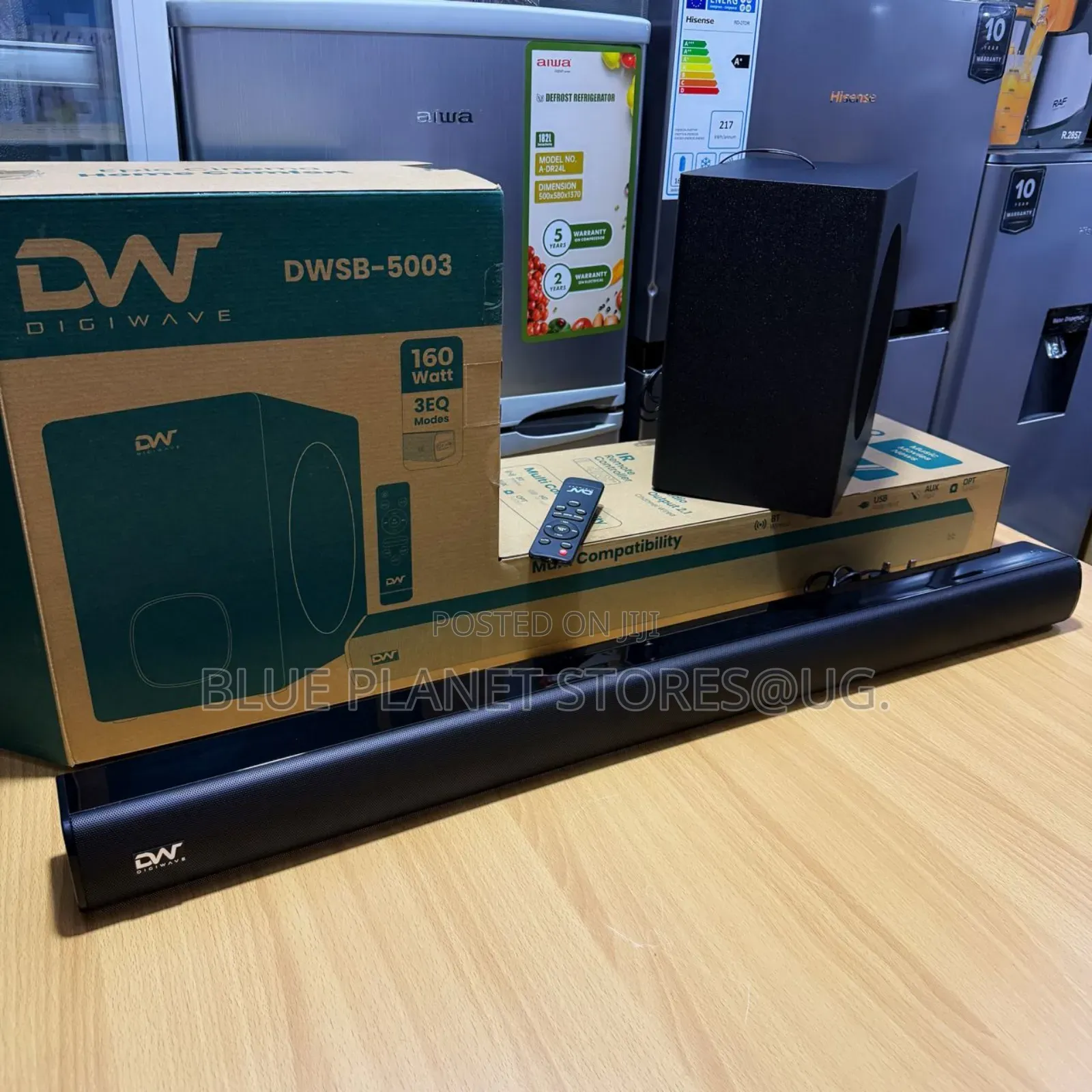 Digiwave "Dw" 2.1ch Soundbars \\ 160watts \\ DWSB-5003