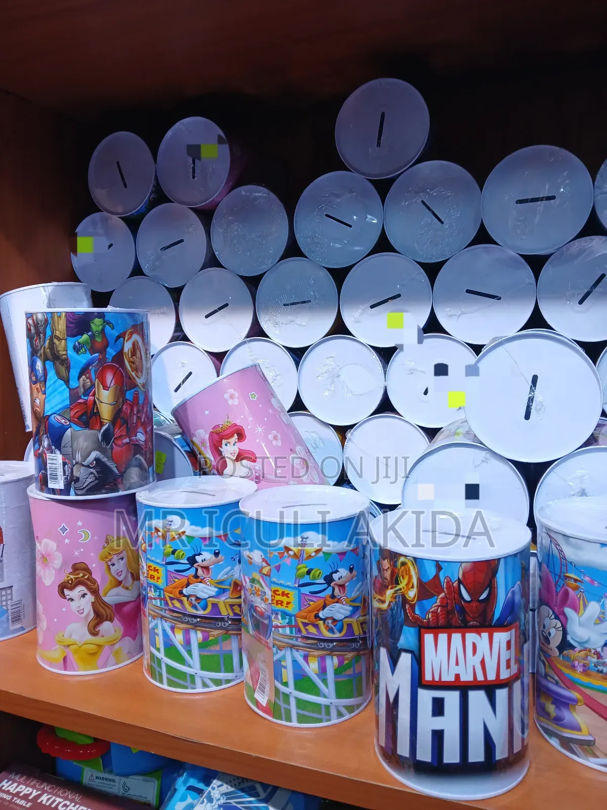 Bamboo Bank Kids Money Saving Tin Box