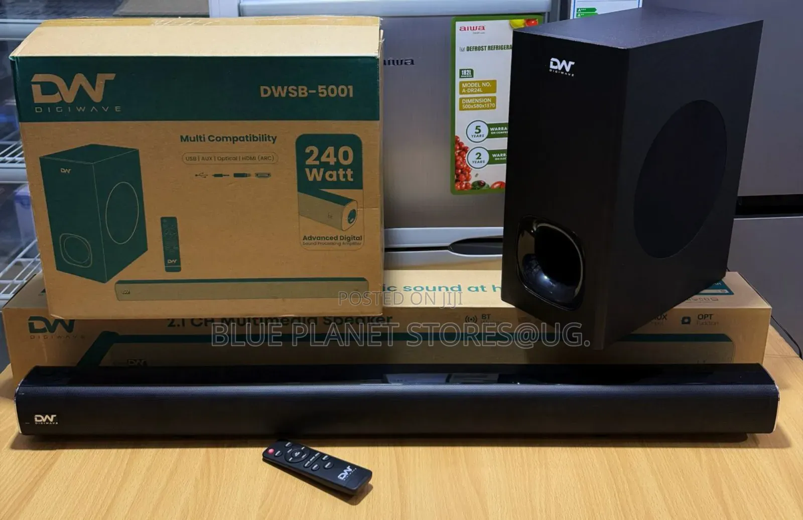 Digiwave "Dw" 2.1ch Soundbars \\ 240watts \\ DWSB-5001
