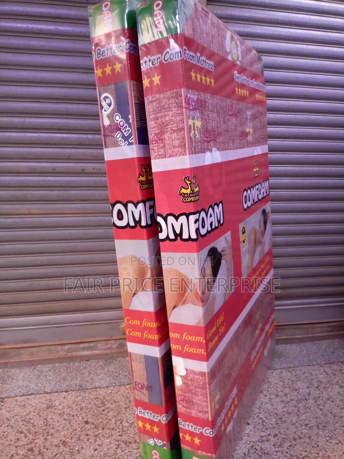 Mattress Comfoam 3x6 By4 Inche/Sealed Cover