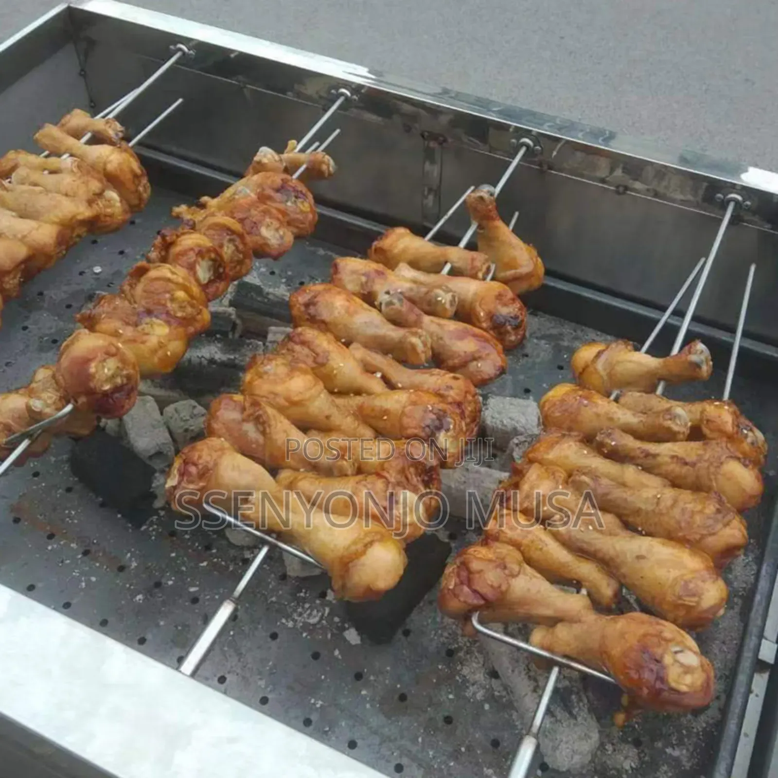 Commercial Electric Chicken Roaster - Rotary Yakitori Grill