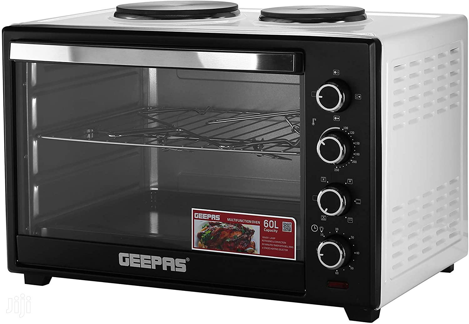 Geepas 60 Litres Electric Oven With Convection Rotisserie in Kampala
