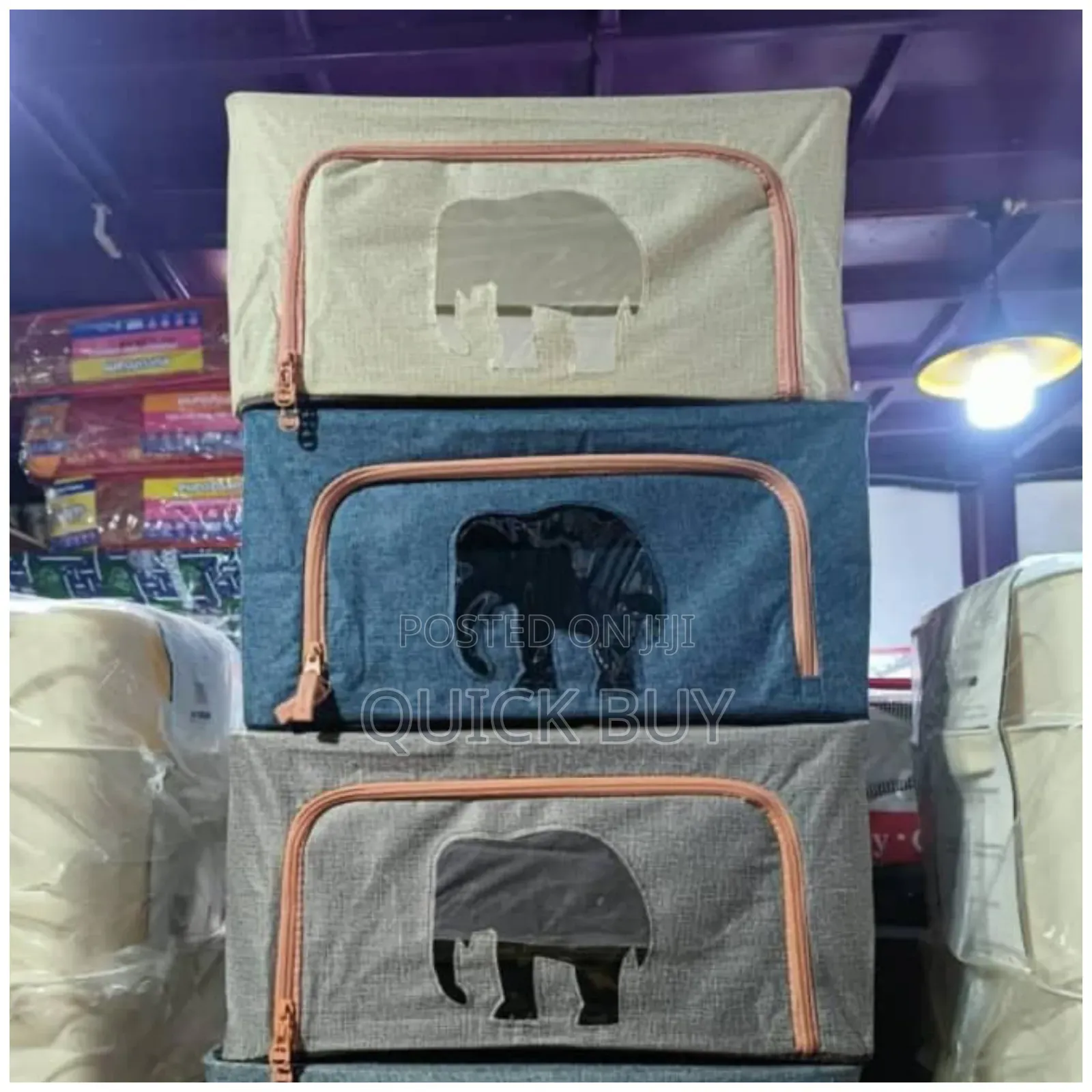 4pcs Cloth Basket Bag