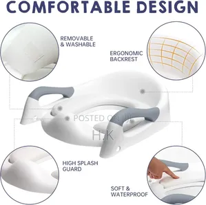 Toilet Training Seat With A Step Stool Ladder For Children.