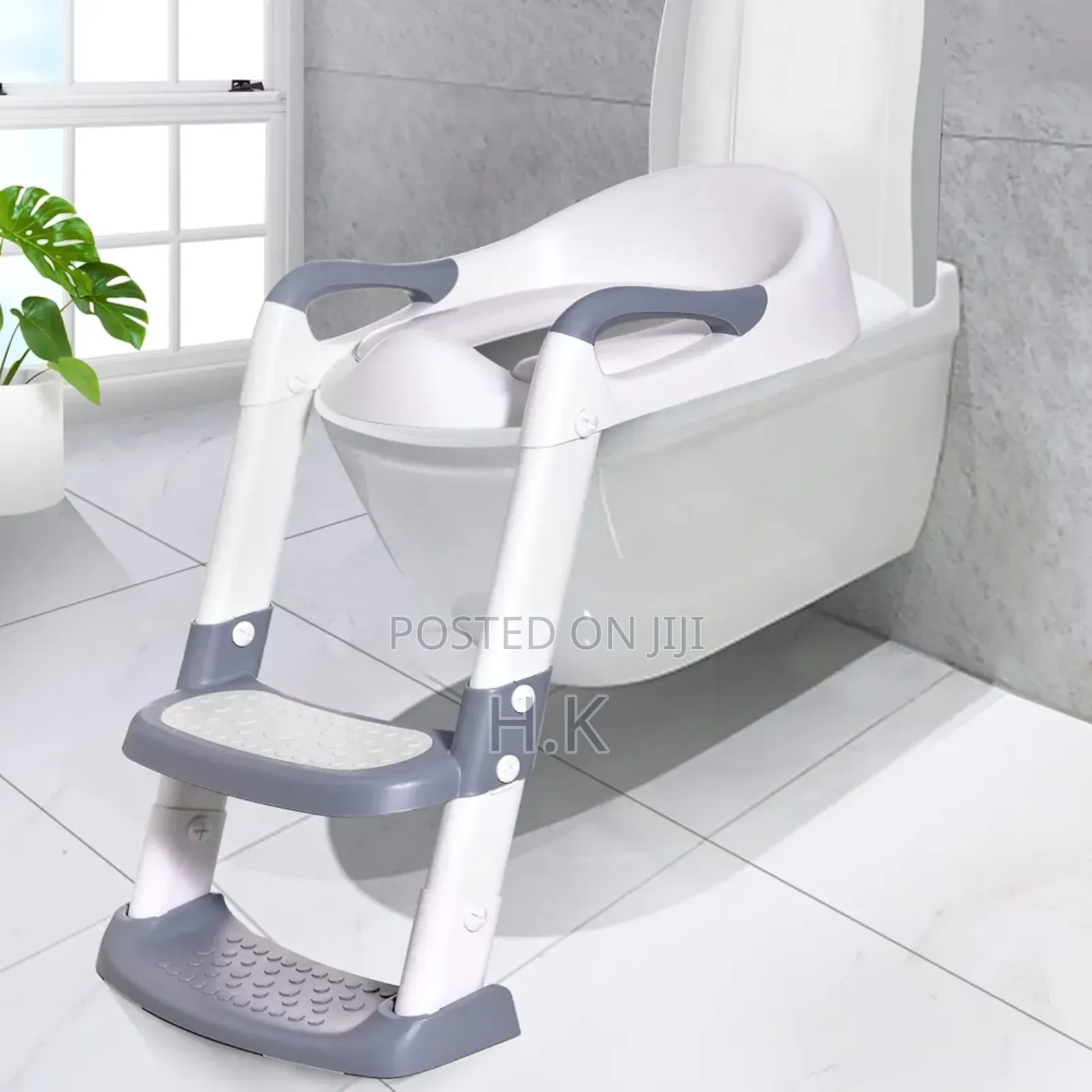 Toilet Training Seat With A Step Stool Ladder For Children.