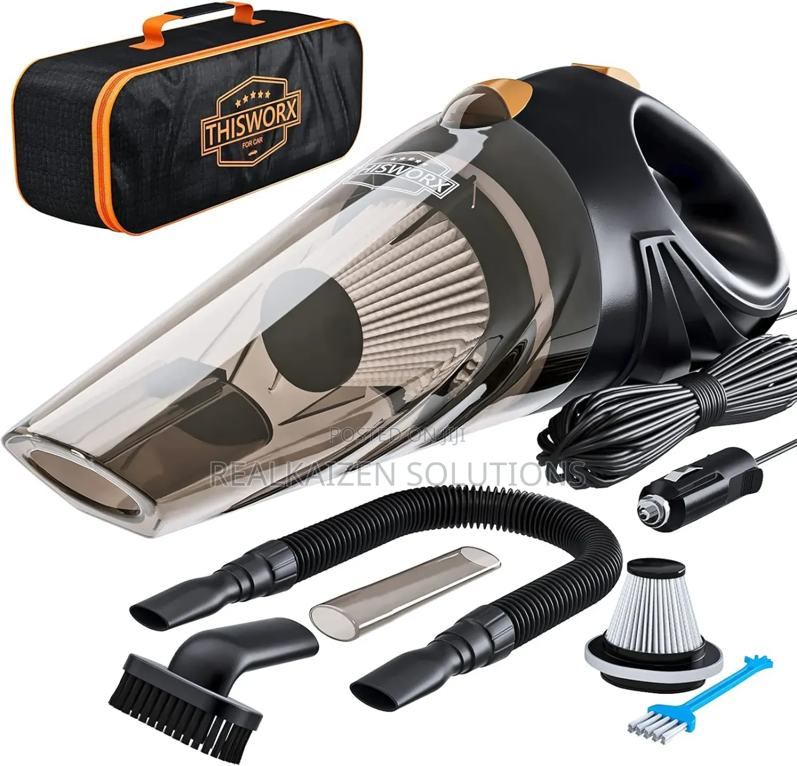 Uk Thisworx 12v Portable Handheld Car Vacuum Cleaner