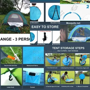 3. People Automatic All-Weather Camping Green