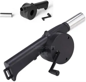 Portable Hand-Crank BBQ Cooking Fan Air Blower.