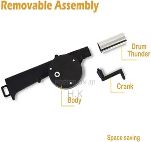 Portable Hand-Crank BBQ Cooking Fan Air Blower.