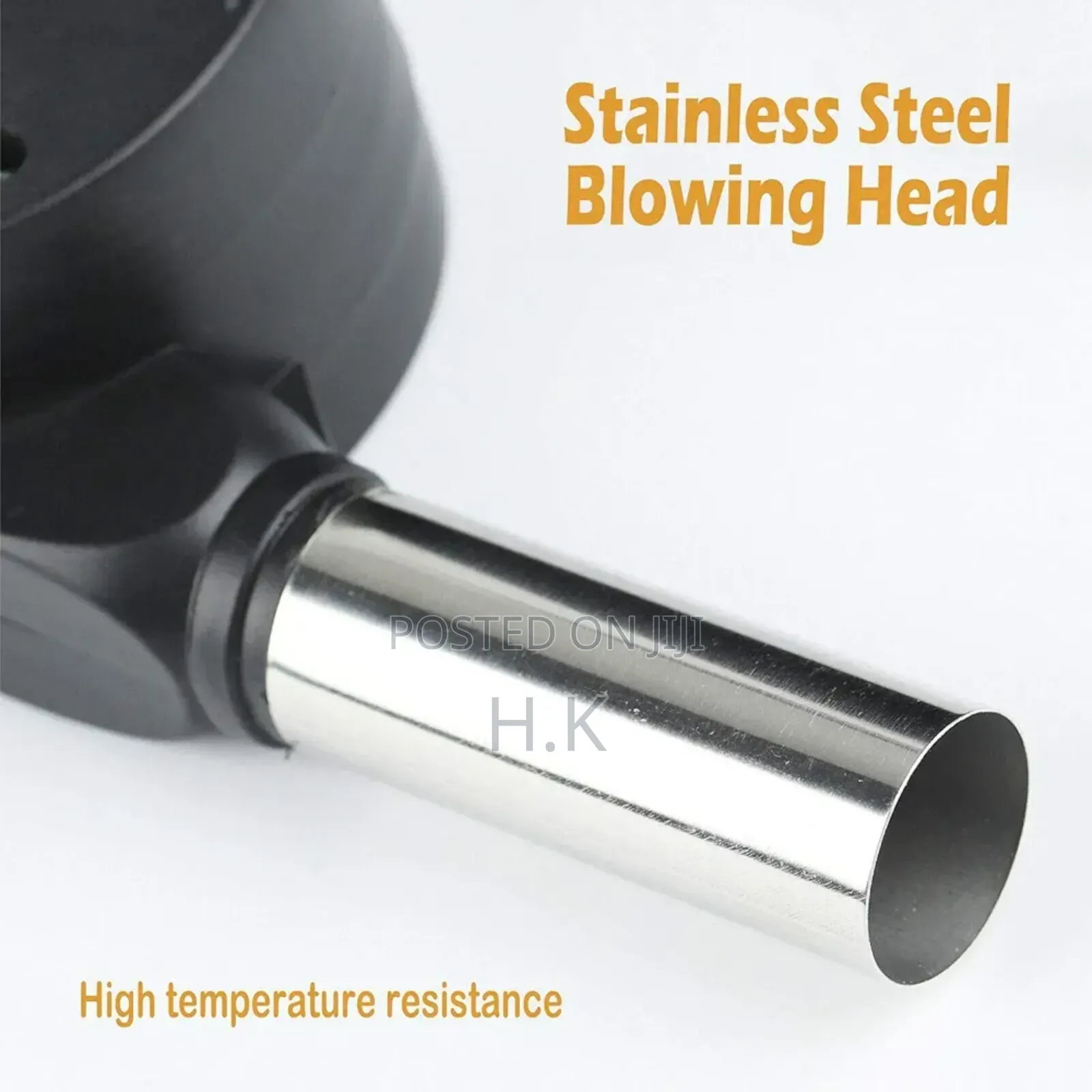 Portable Hand-Crank BBQ Cooking Fan Air Blower.