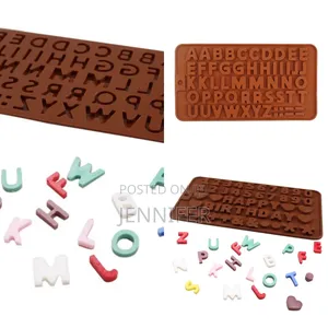 Alphabet Chocolate Moulding Pad