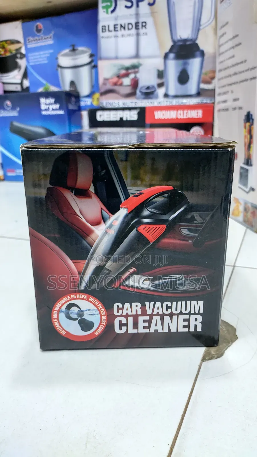 DSP Car Vacuum Cleaner With Led Light and Hepa Filter