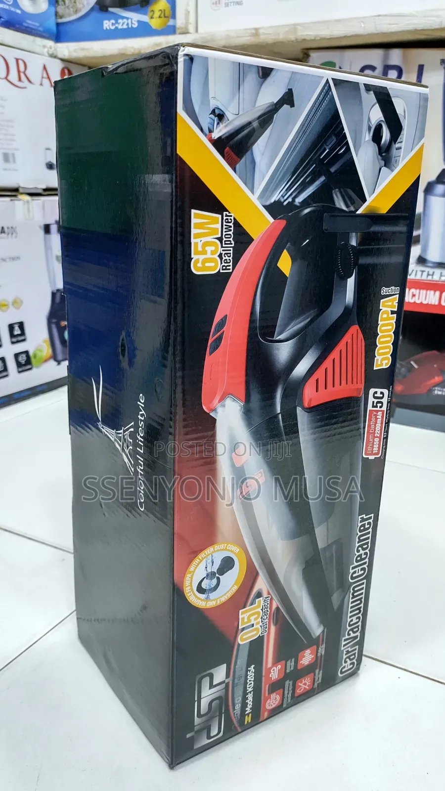 DSP Car Vacuum Cleaner With Led Light and Hepa Filter