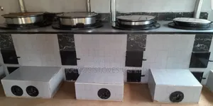 Stoves Using Reusable Volcanic Rocks.