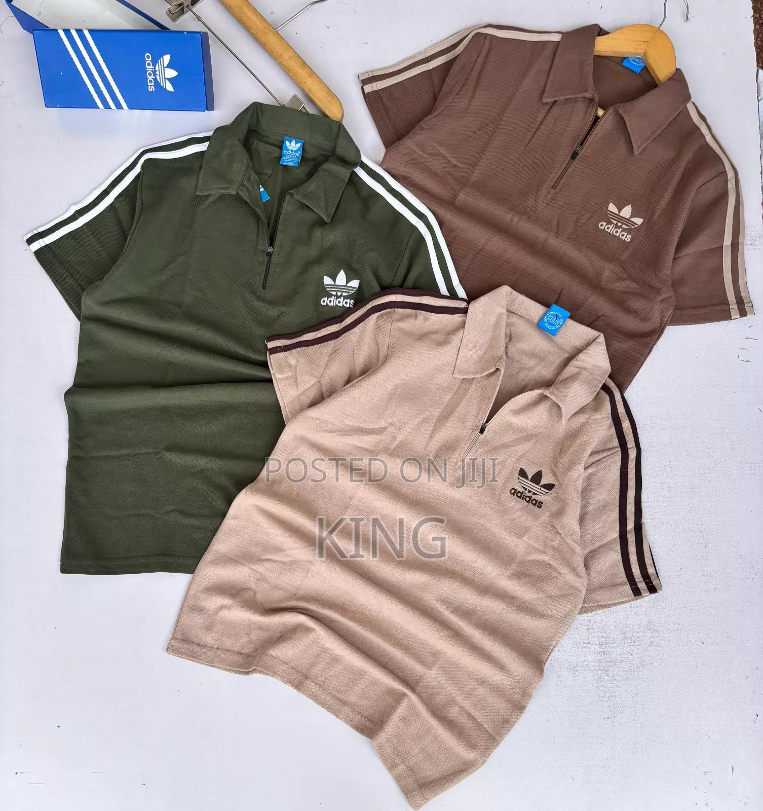 Appealing Collar Adidas T-Shirt