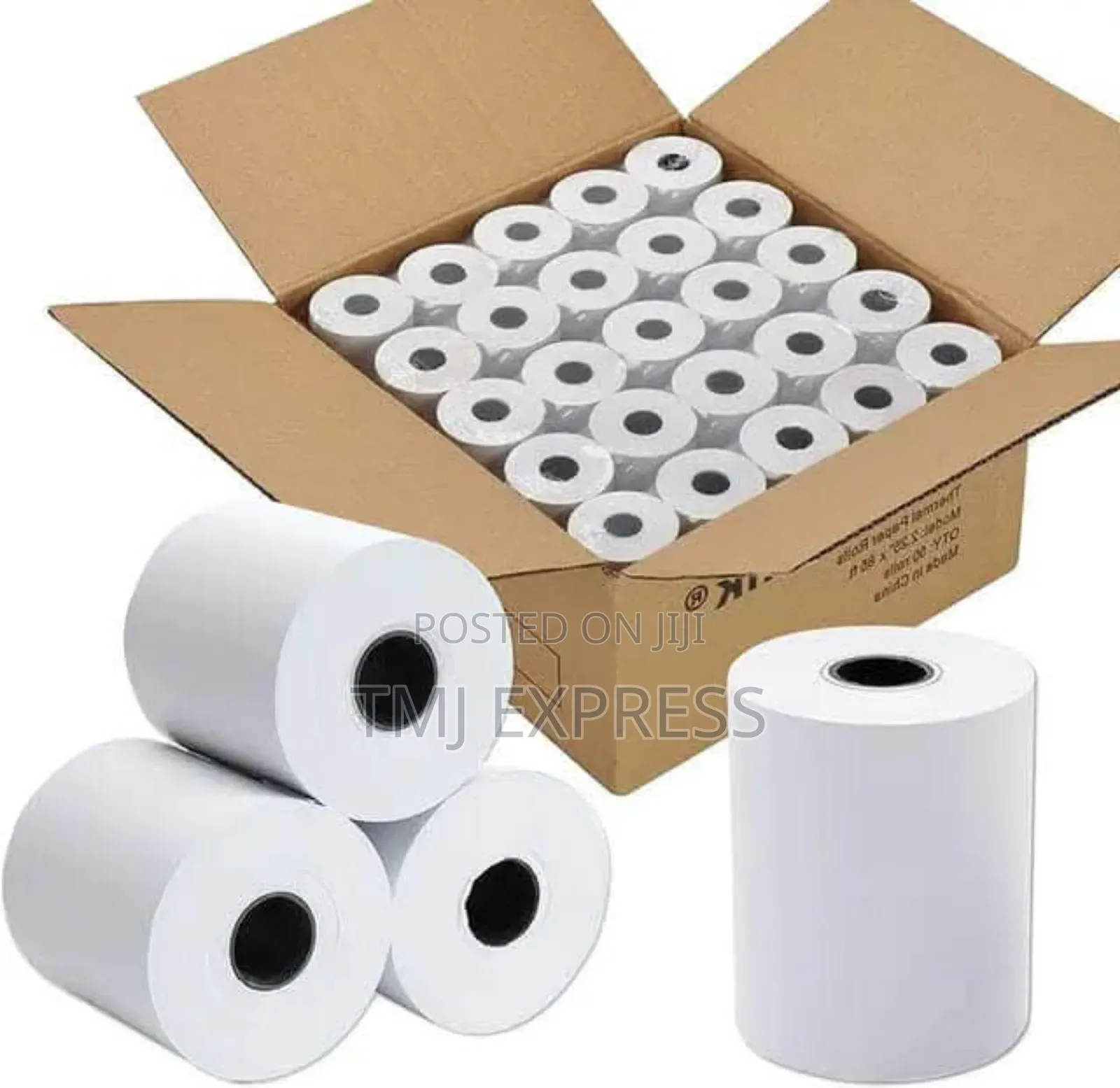 Quality Thermal Paper Rolls 80x80 Mm Box of 50 Pc