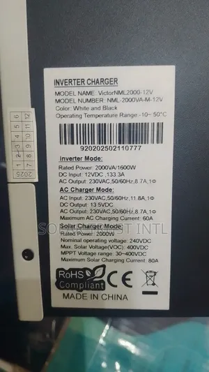 2kva/1600w Hybrid Inverter