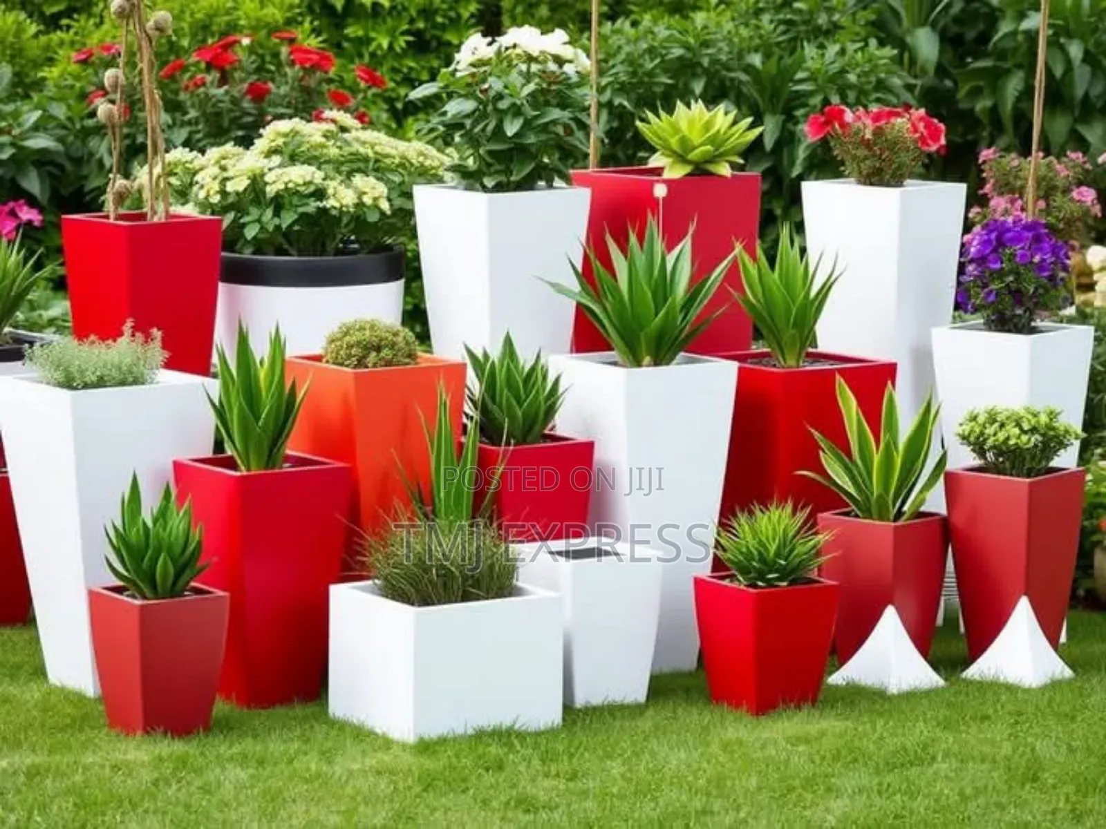 Unique Fibre Glass Decorative Flower Pots