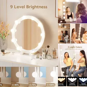 White and Warm Light Dimmable Make Up Mirror Lights