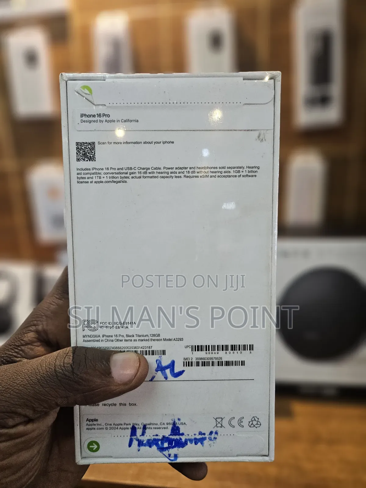 New Apple iPhone 16 Pro 128 GB Black