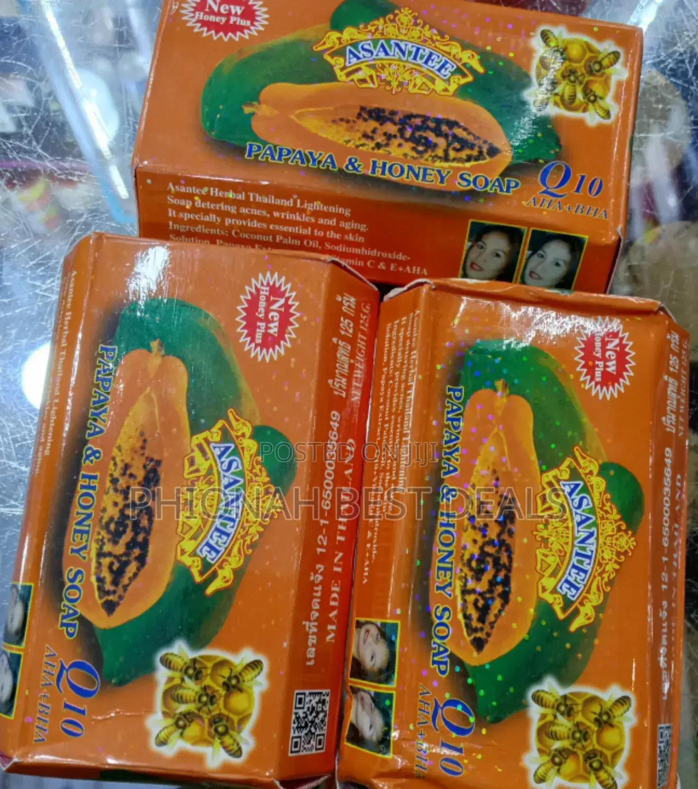 Asante Papaya and Honey Soap