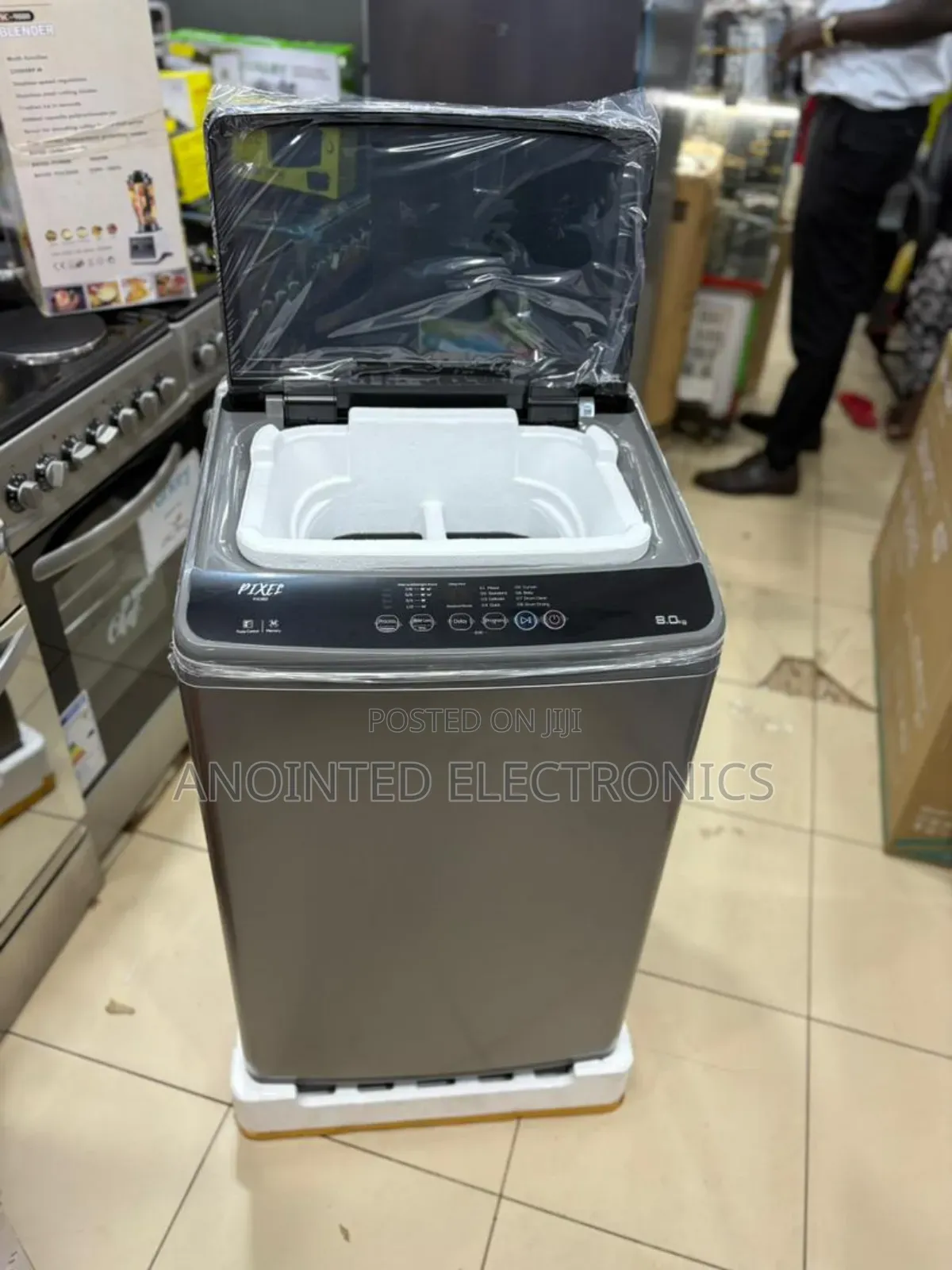 Pixel Washing Machine 8kg Top Loading Automatic