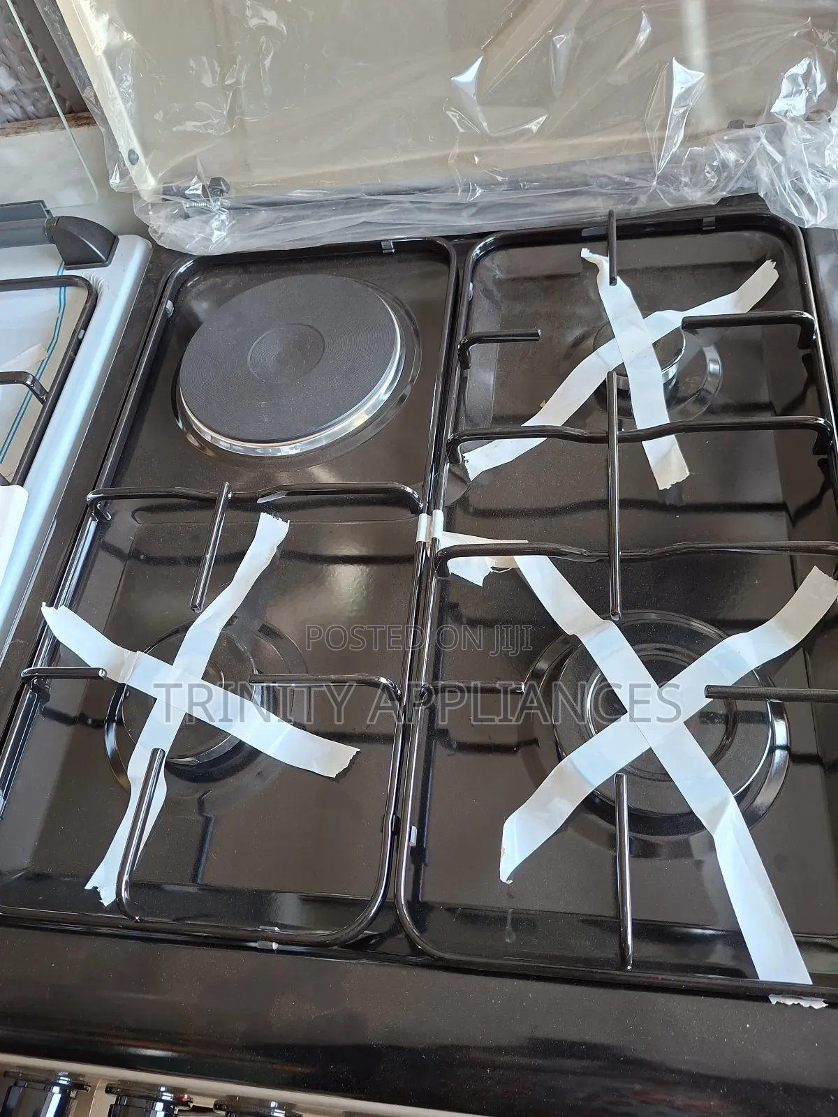 Pixel 50*60cm 3 Gas 1 Electric Hotplate With Rotisserie