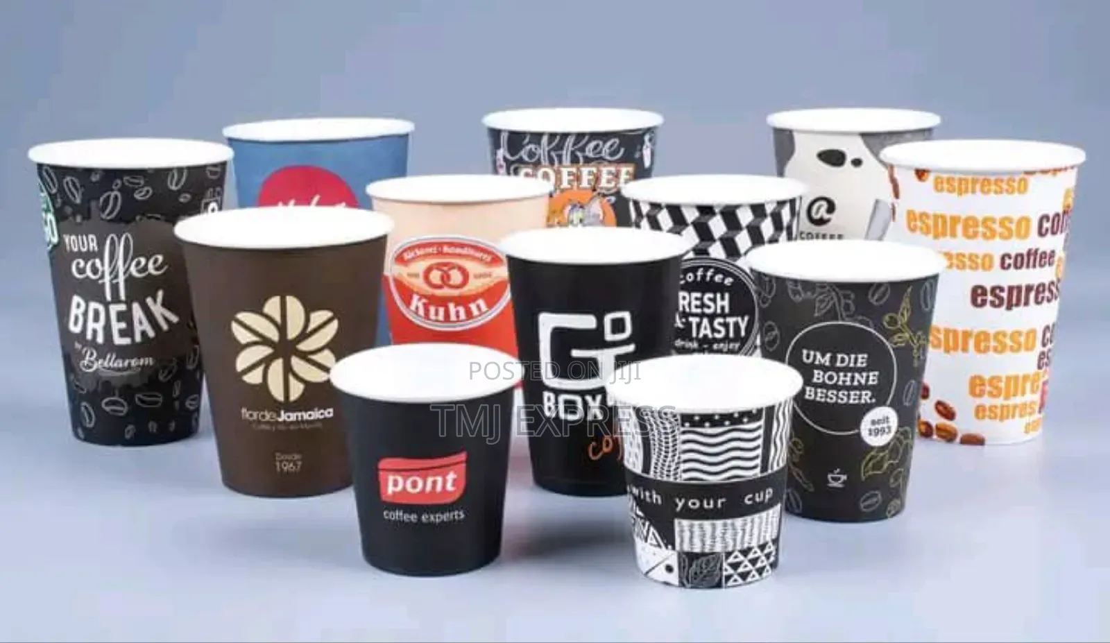 Branded Hot Water Paper Cups 350 Ml -5000 PCS