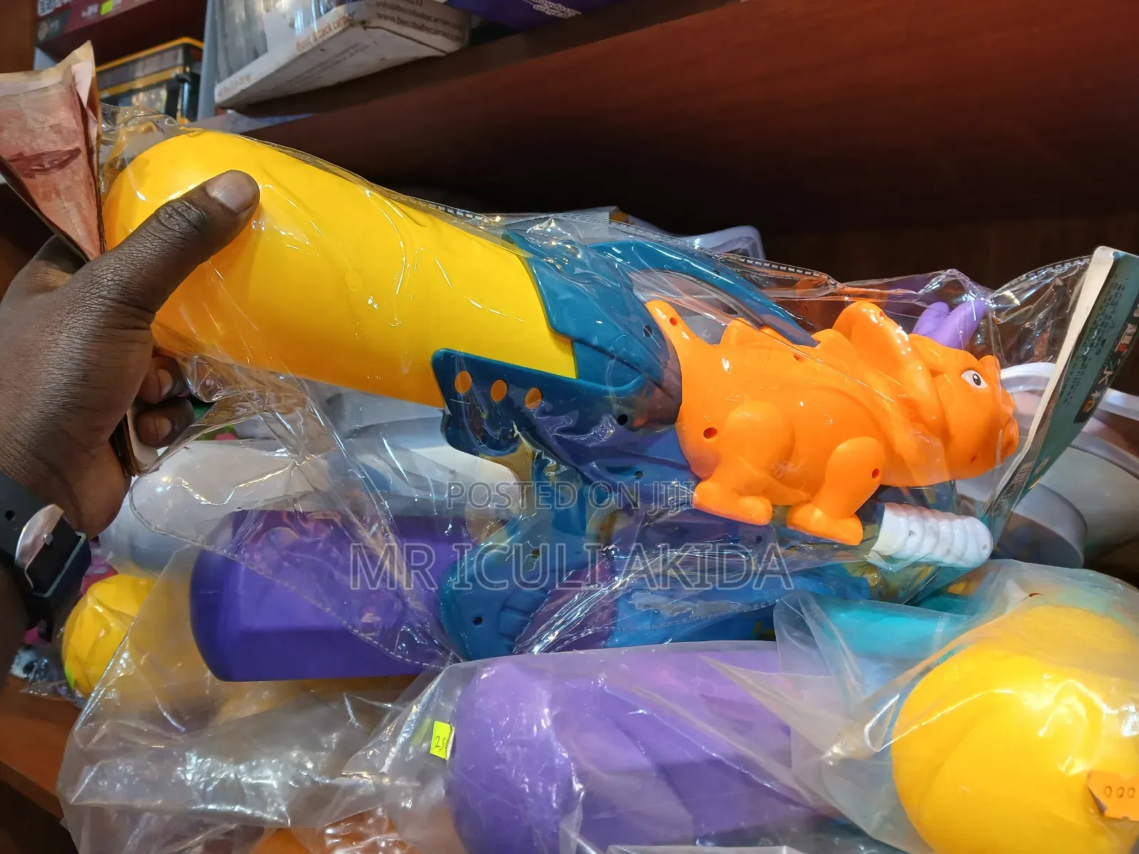 Plastic Kids Big Size Playing Water Gun Pistol