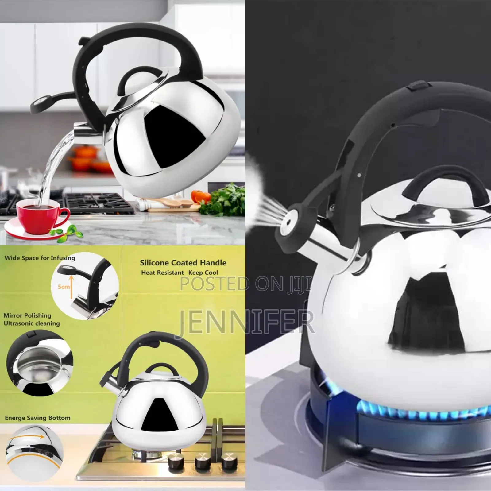 5 Litres Stainless Steel Whistling Kettle