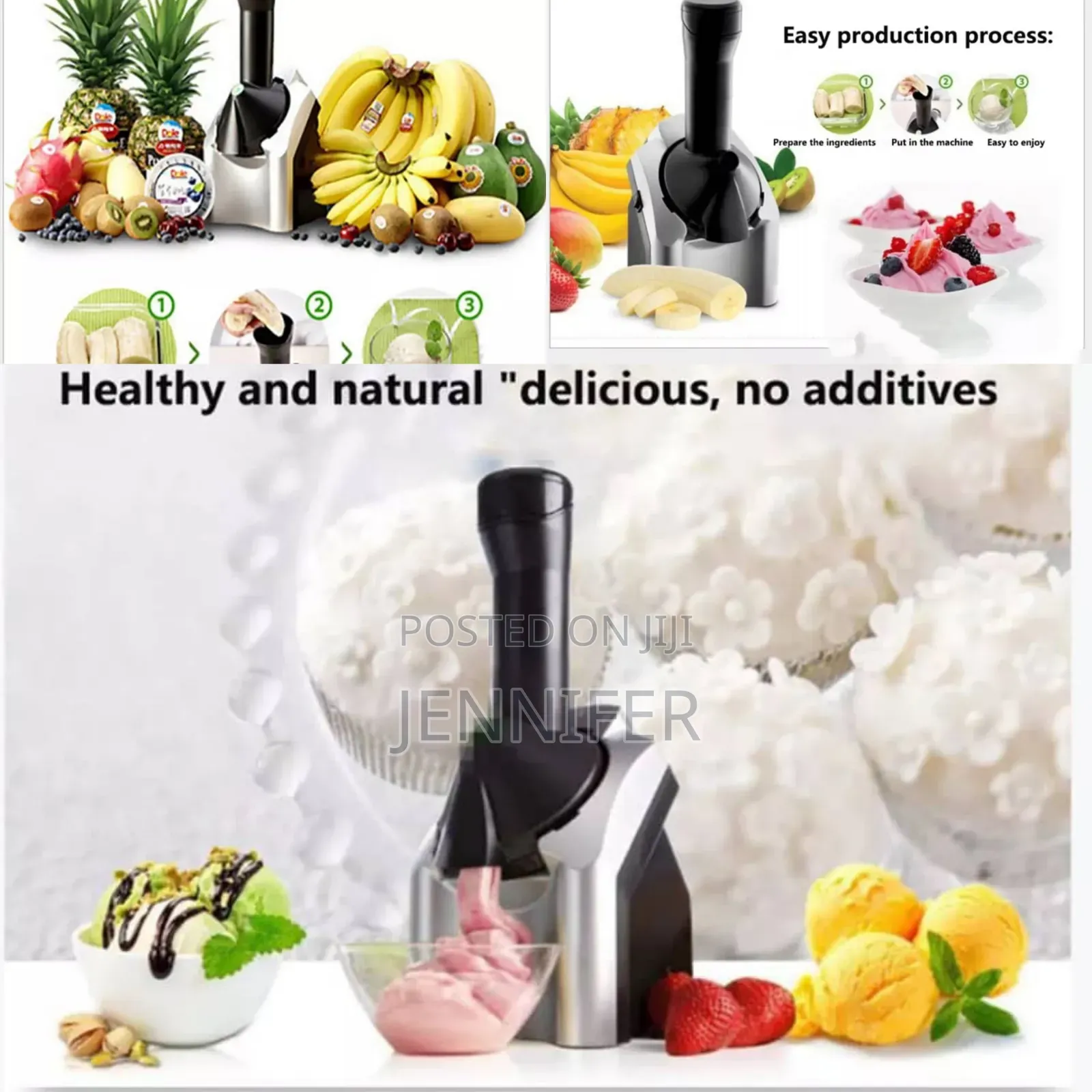 Yonanas Frozen Fruit Ice Cream Making Machine